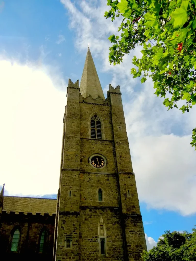 St Patrick Tower - Online Flower Garden Tower at St. Patrick's Cathedral, Dublin, Ireland