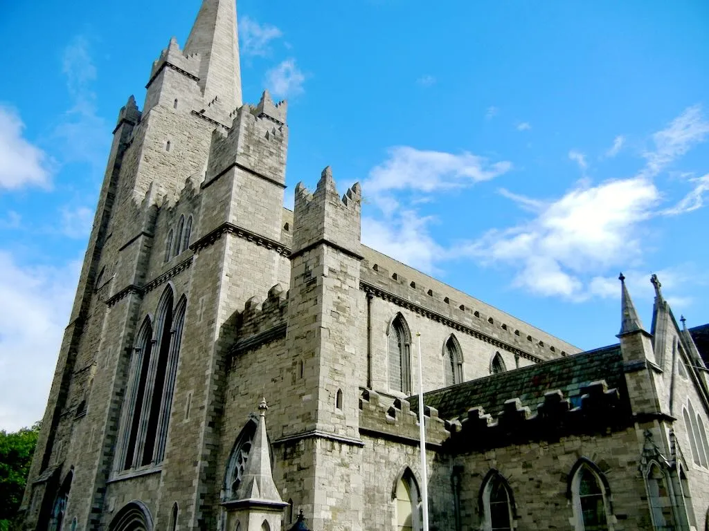 St Patrick - Online Flower Garden St. Patrick Cathedral garden, Dublin, Ireland