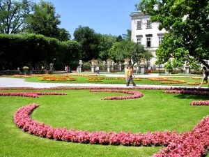 Mirabell Palace Gardens in Salzburg, Austria