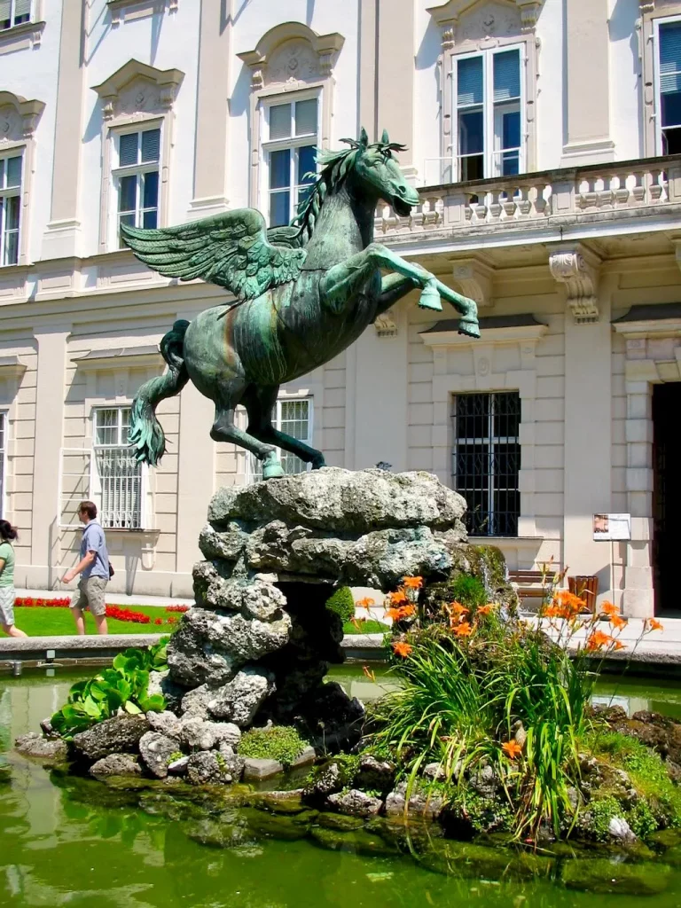 Mirabell Palace Gardens in Salzburg, Austria