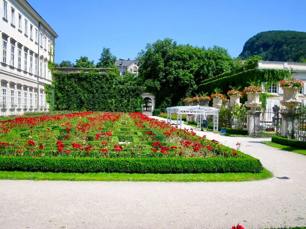 Mirabell Palace Gardens in Salzburg, Austria