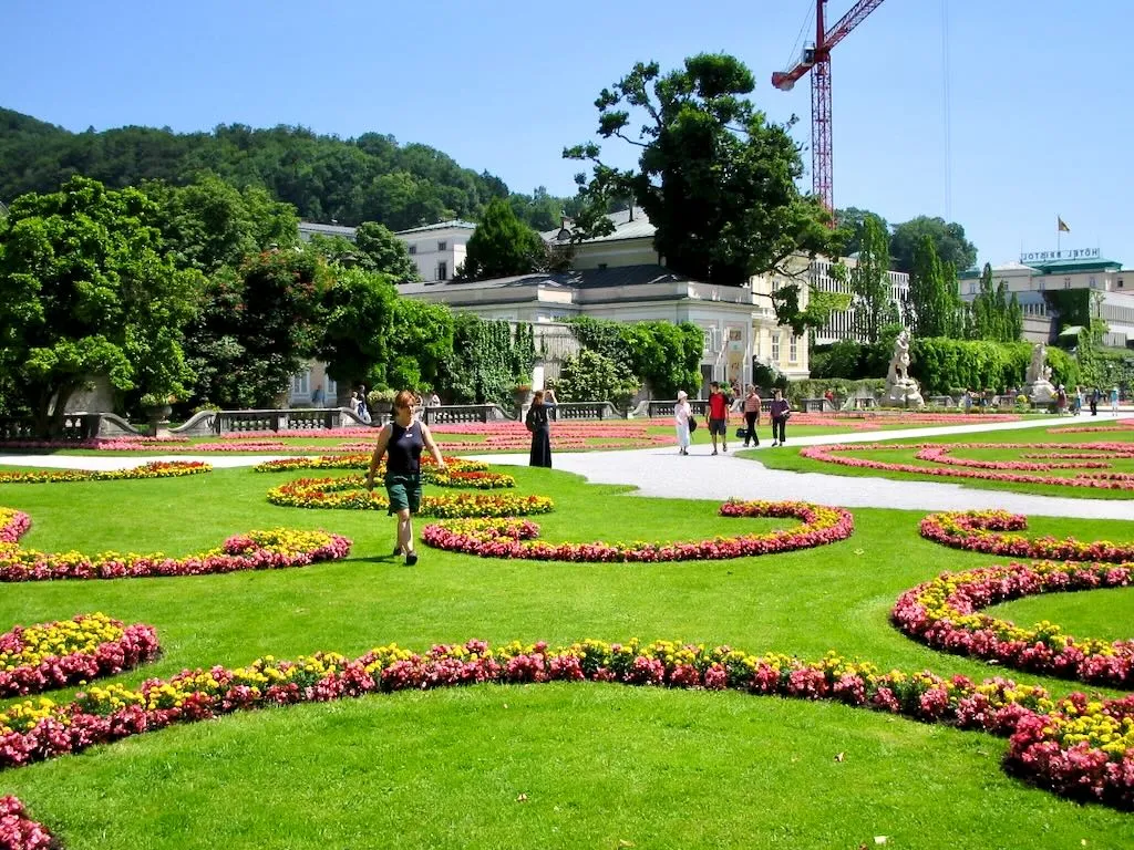 Mirabell Palace Gardens in Salzburg, Austria
