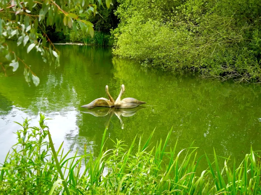 Sculptures by the Lake-9 - Online Flower Garden Sculptures by the Lake