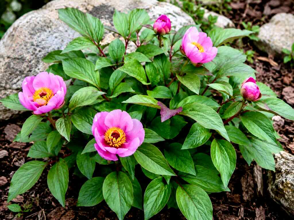 Paeonia cambessedesii-2 - Online Flower Garden Paeonia cambessedesii